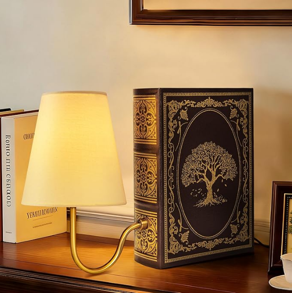 Bookend Style Decorative Table Lamp 📚✨