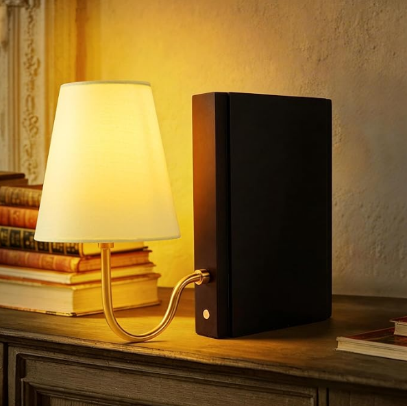 Bookend Style Decorative Table Lamp 📚✨
