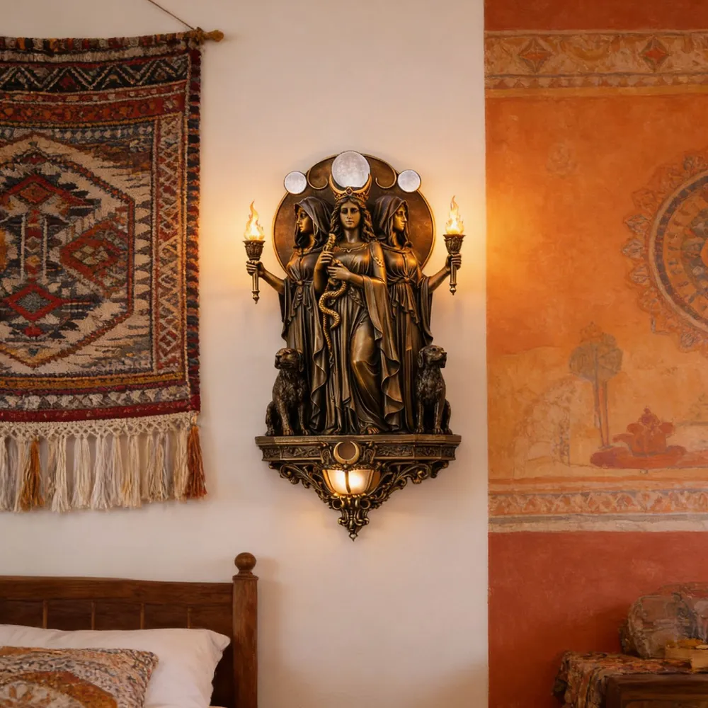 🕯️ Mythic & Gothic Wall Sconce Collection