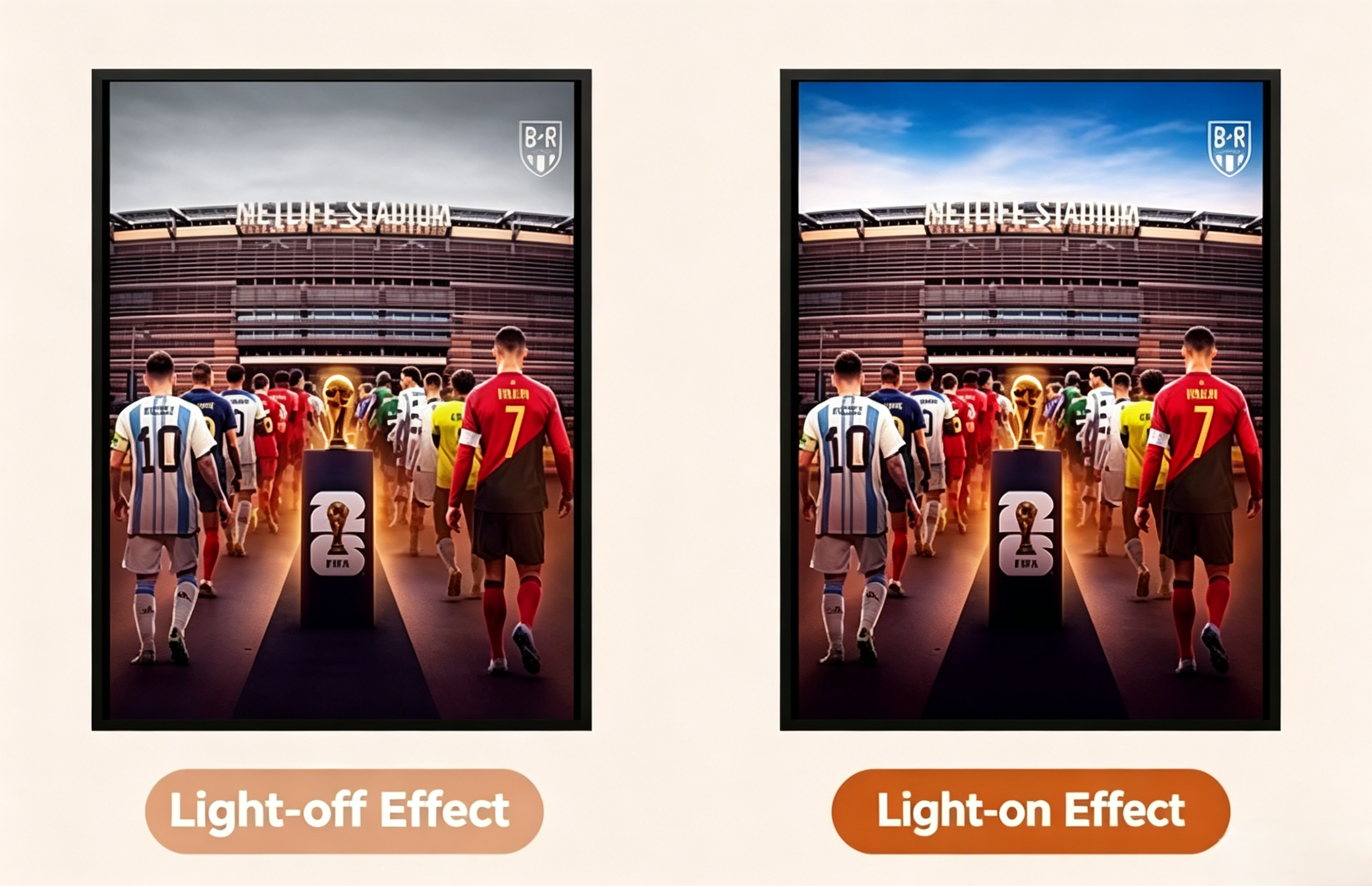⚽2026 FIFA World Cup Light-Up Speaker Artwork Collection