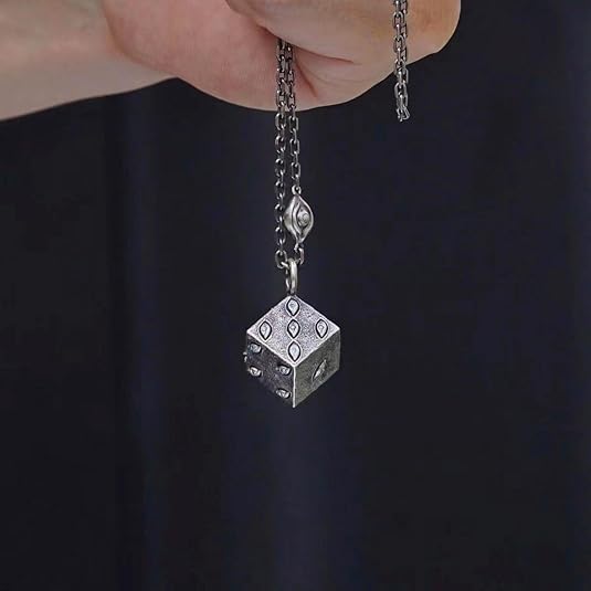 Gojo Satoru Eye Dice Pendant Necklace – Jujutsu Kaisen Anime Cosplay Jewelry