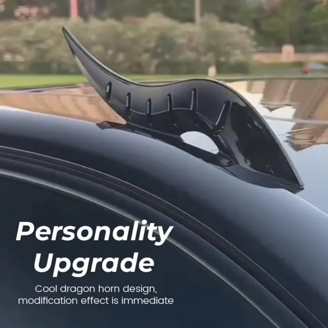 🐉 Car Roof Dragon Horn Modification Decor | 3D Styling Car Exterior Accessories