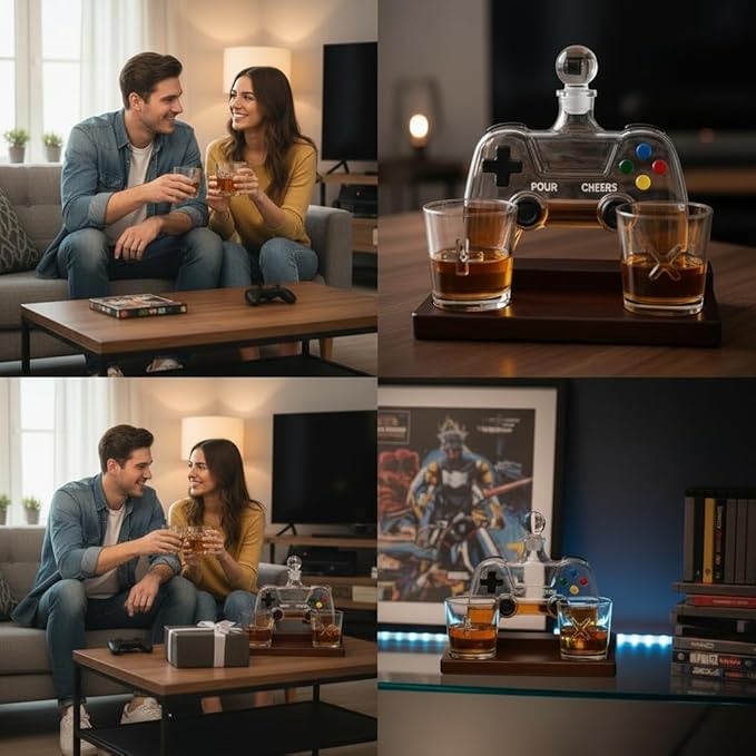 🎮Game Controller Whiskey Decanter