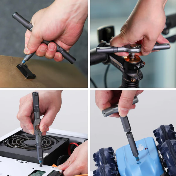24-in-1 Magnetic Precision Screwdriver Set – Self-Assembly DIY Repair Tool Kit with S2 Steel Bits