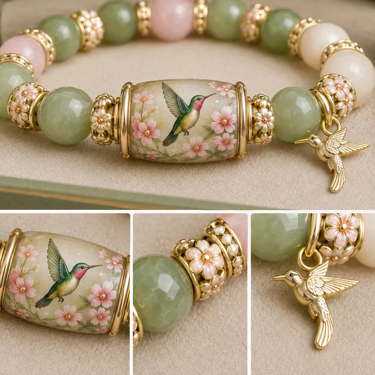 🌿 Love, Peace & Spring Blessings 💖 | 2026 Limited Edition Bracelet - With Gift Box