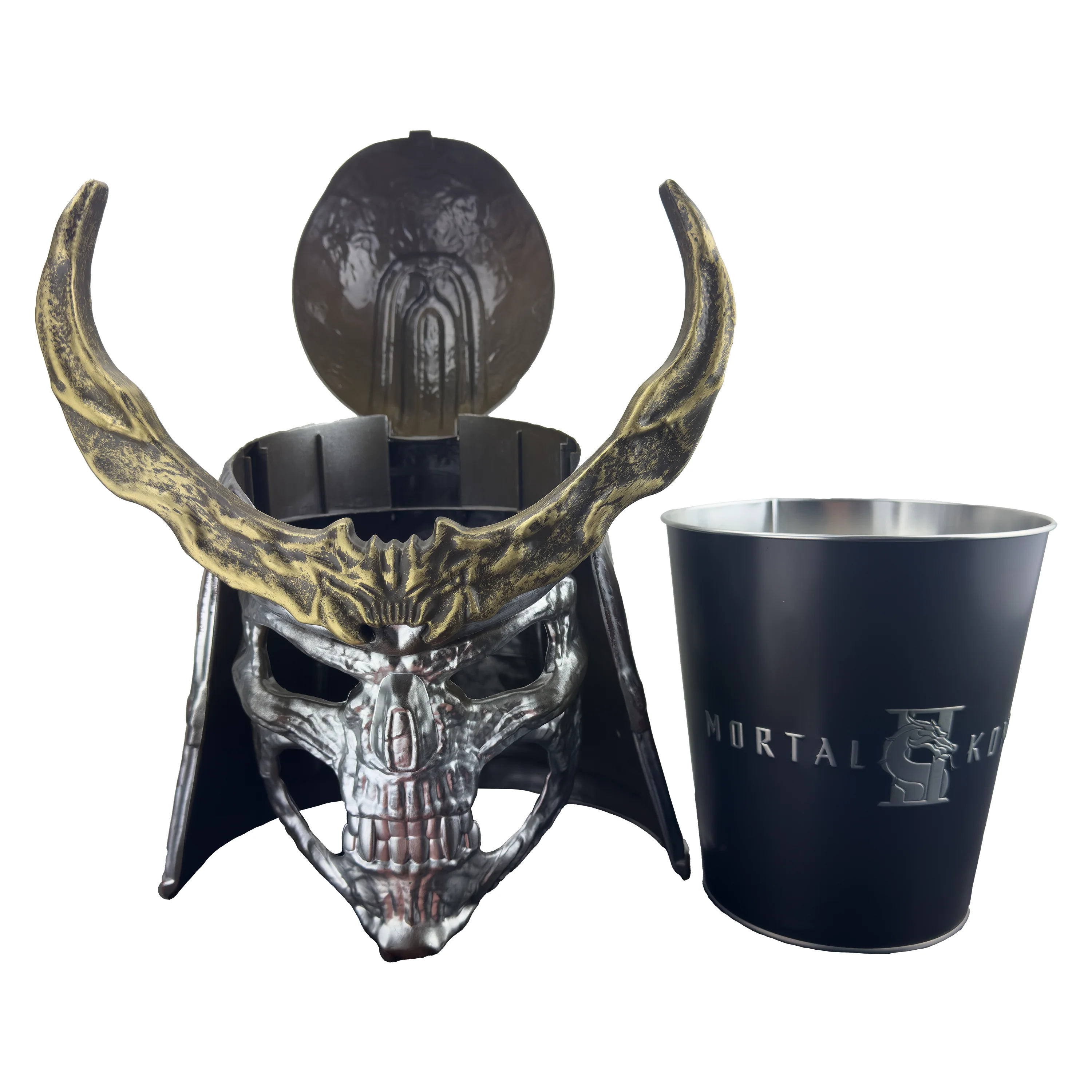 👹🗡️ Mortal Kombat-Inspired Skeleton Samurai Popcorn Bucket