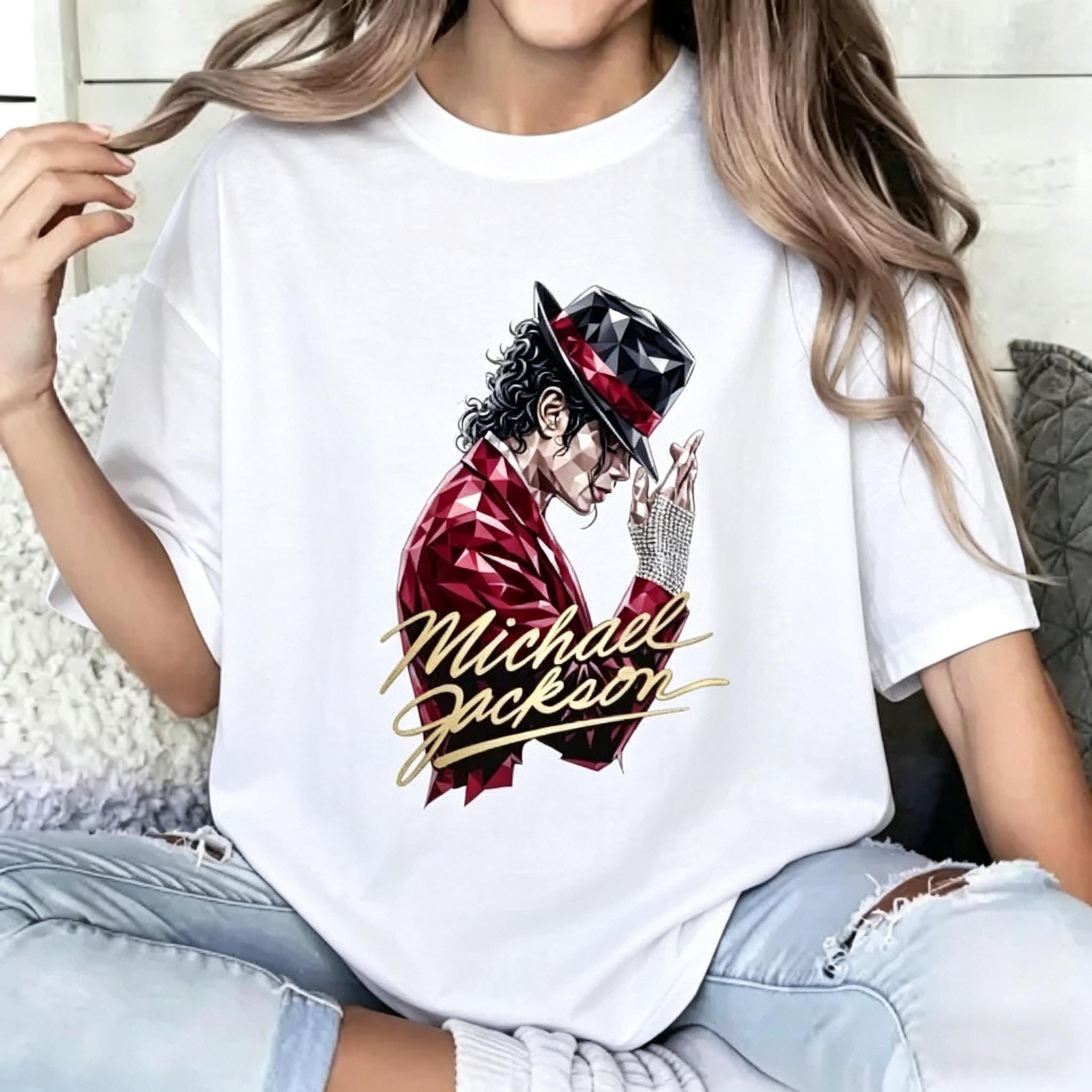 🎤 Iconic Pop Star Polygon Art T-Shirt | Music Legend Graphic Tee