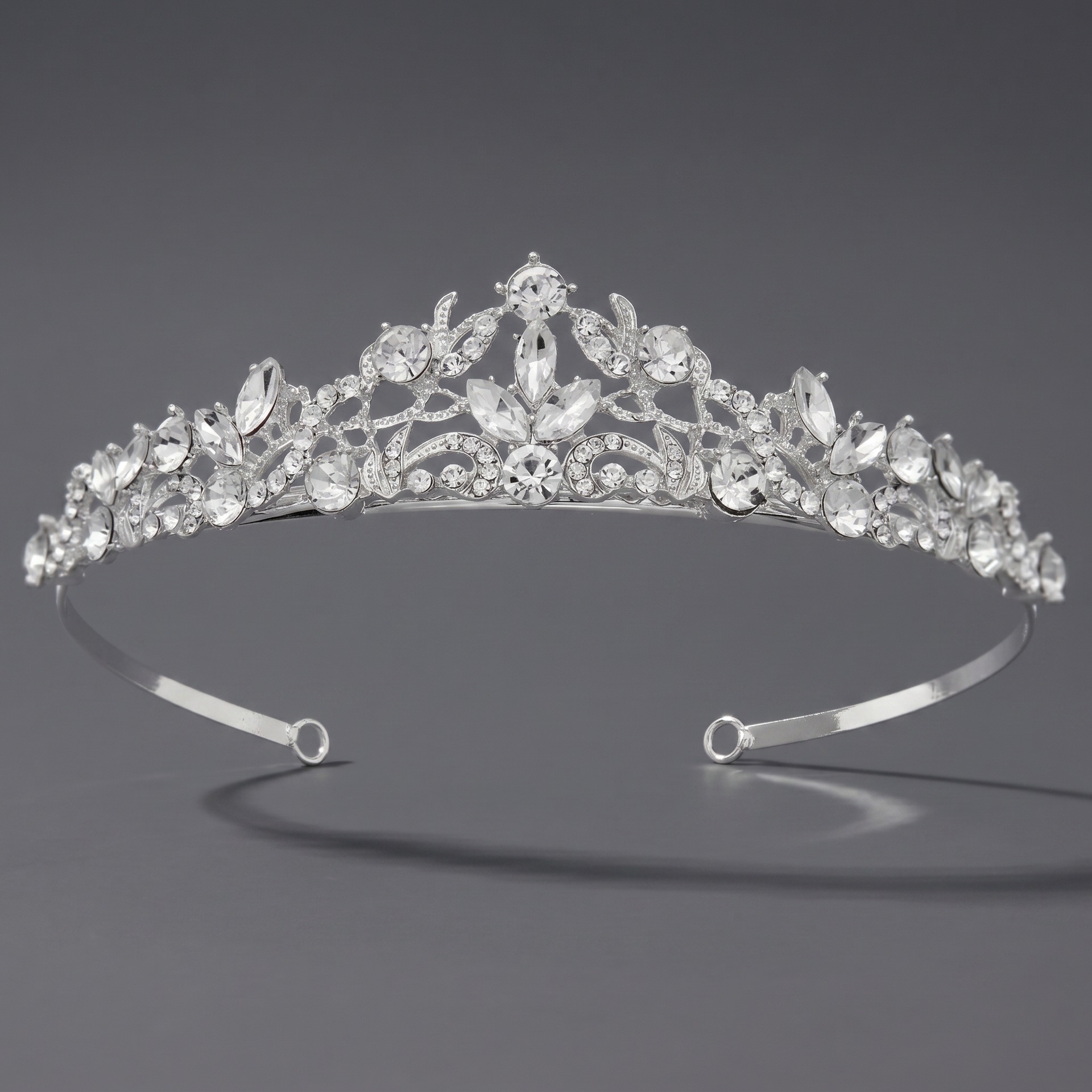 👑Luxury Crystal & Pearl Tiara Crown | Princess Rhinestone Headpiece for Wedding Bride, Birthday Party & Prom Night