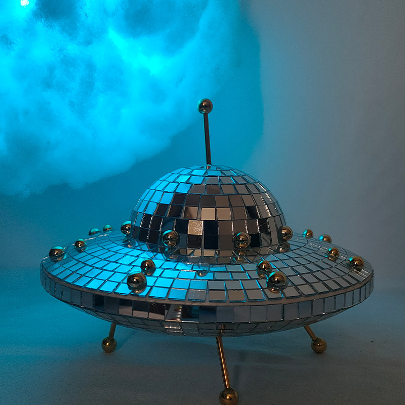 🛸 UFO Disco Ball Decor