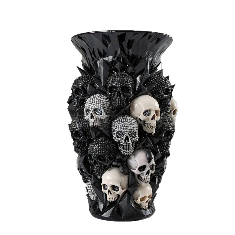💀Gothic Skull Vase
