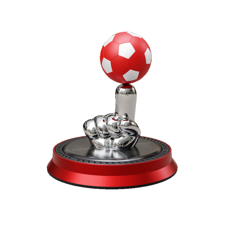 ⚽Rotating solar-powered soccer-shaped car air freshener