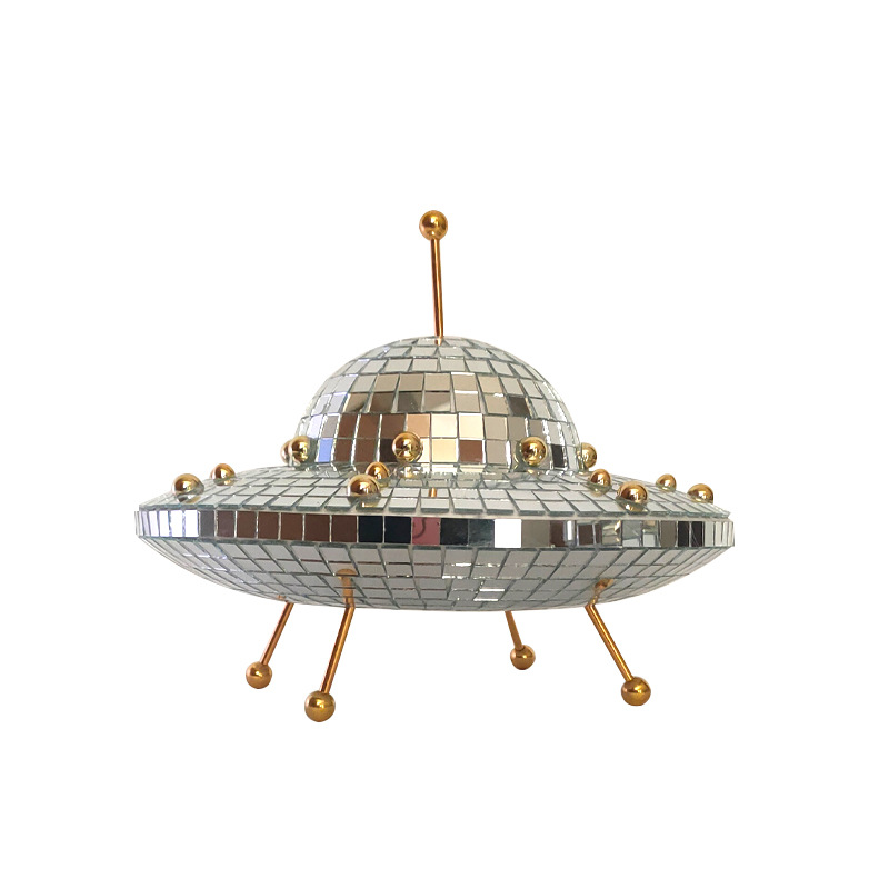 🛸 UFO Disco Ball Decor