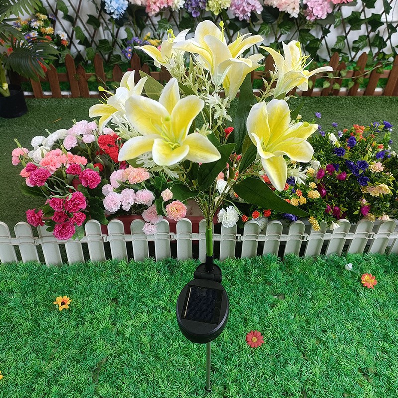 🌷 Solar Lily Flower Stake Lights