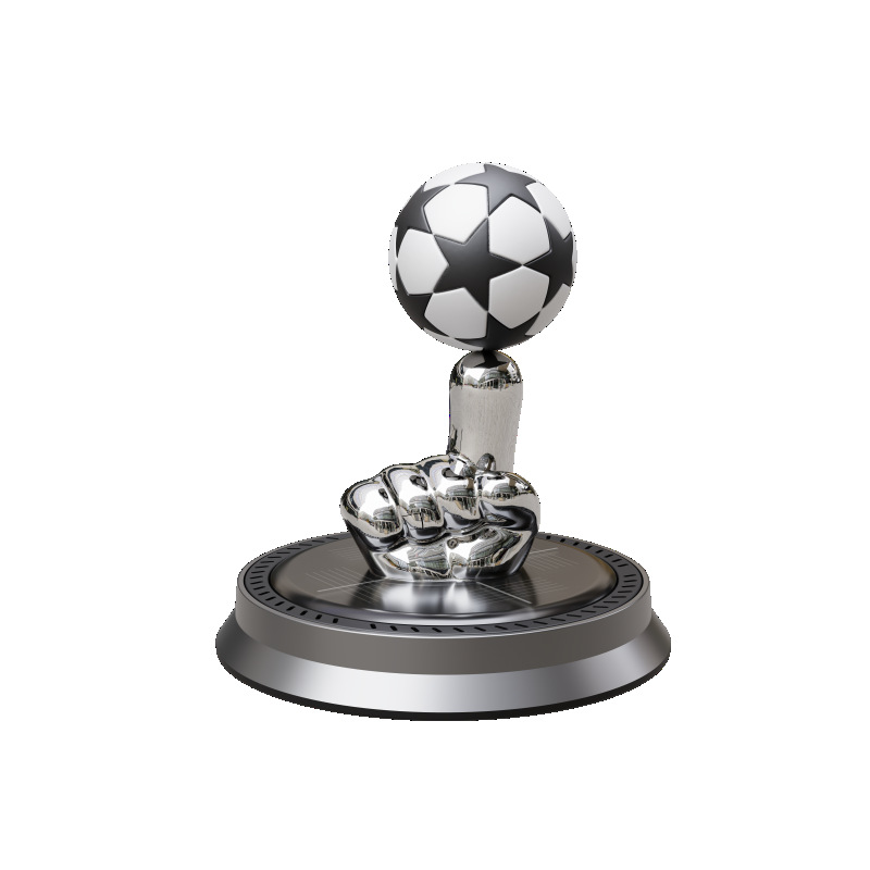 ⚽Rotating solar-powered soccer-shaped car air freshener