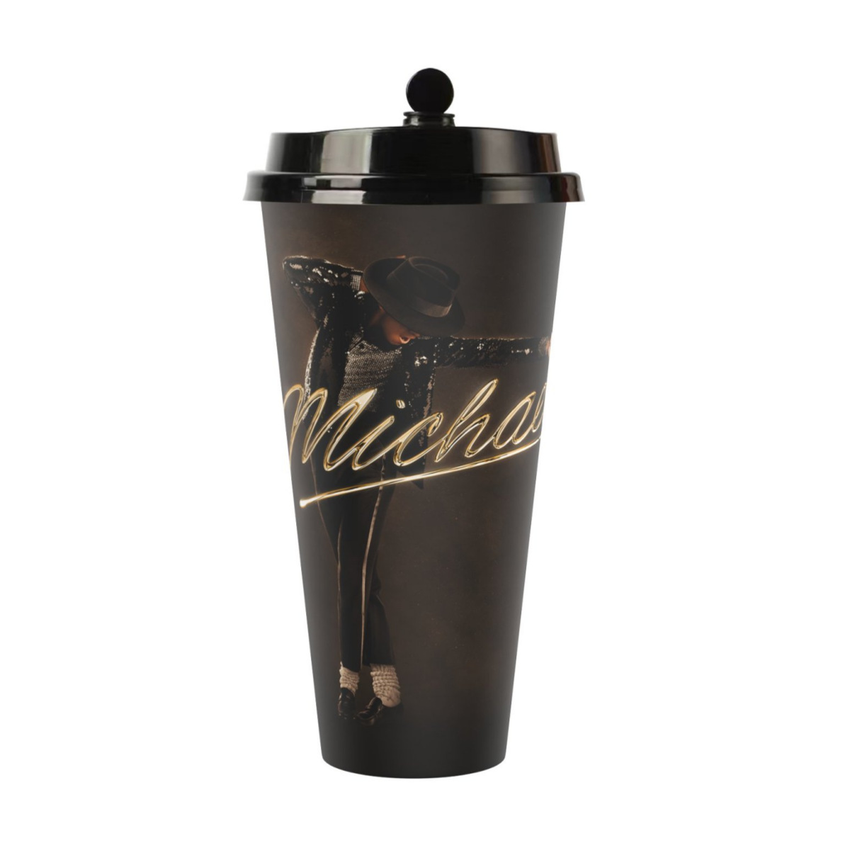 🎤Michael Jackson "Road to Stardom" Merchandise: Microphone-Shaped Cup & Hat-Shaped Popcorn Bucket✨