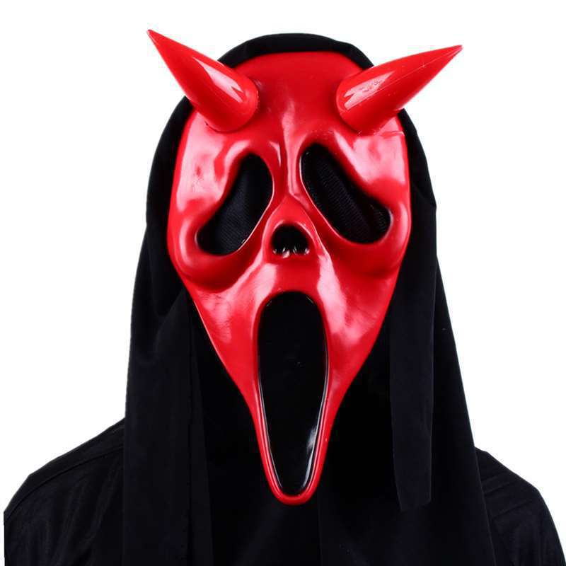 🔪 Scream Ghostface Hooded Mask | Classic Horror Cosplay Costume