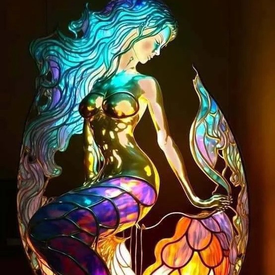 Retro Stained Glass Animal Night Lights – Tiffany-Style Lamps for Cozy Magical Vibes ✨🦁🐉