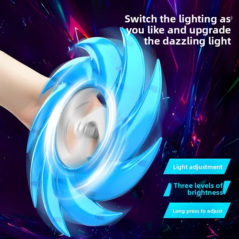⚡🌀Glows! Spins!The 8-Segment Splitting Halo — Electro-Light Battle Disc!
