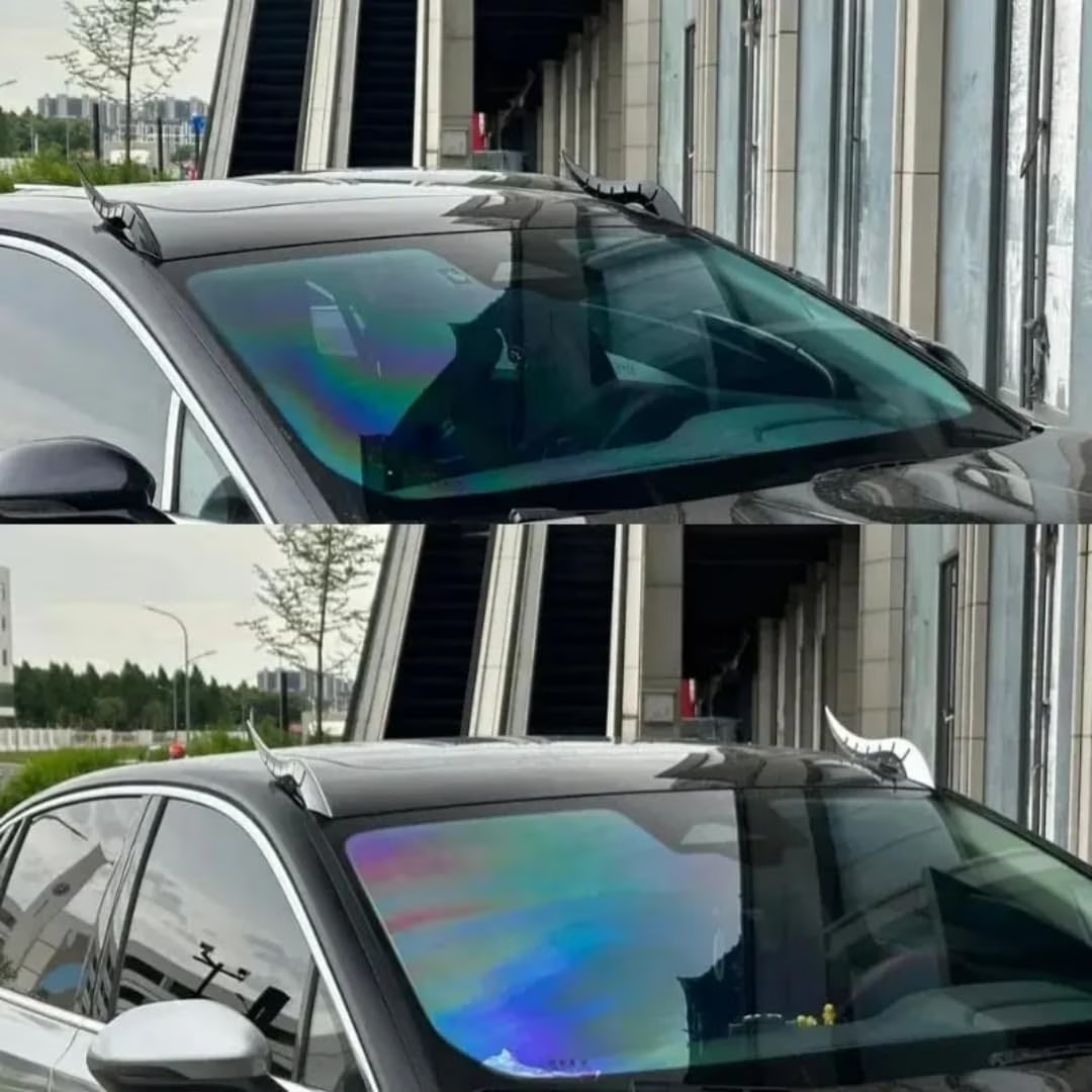 🐉 Car Roof Dragon Horn Modification Decor | 3D Styling Car Exterior Accessories