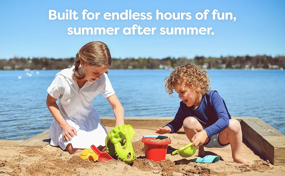 Built for endless hours of fun summer after summer. 