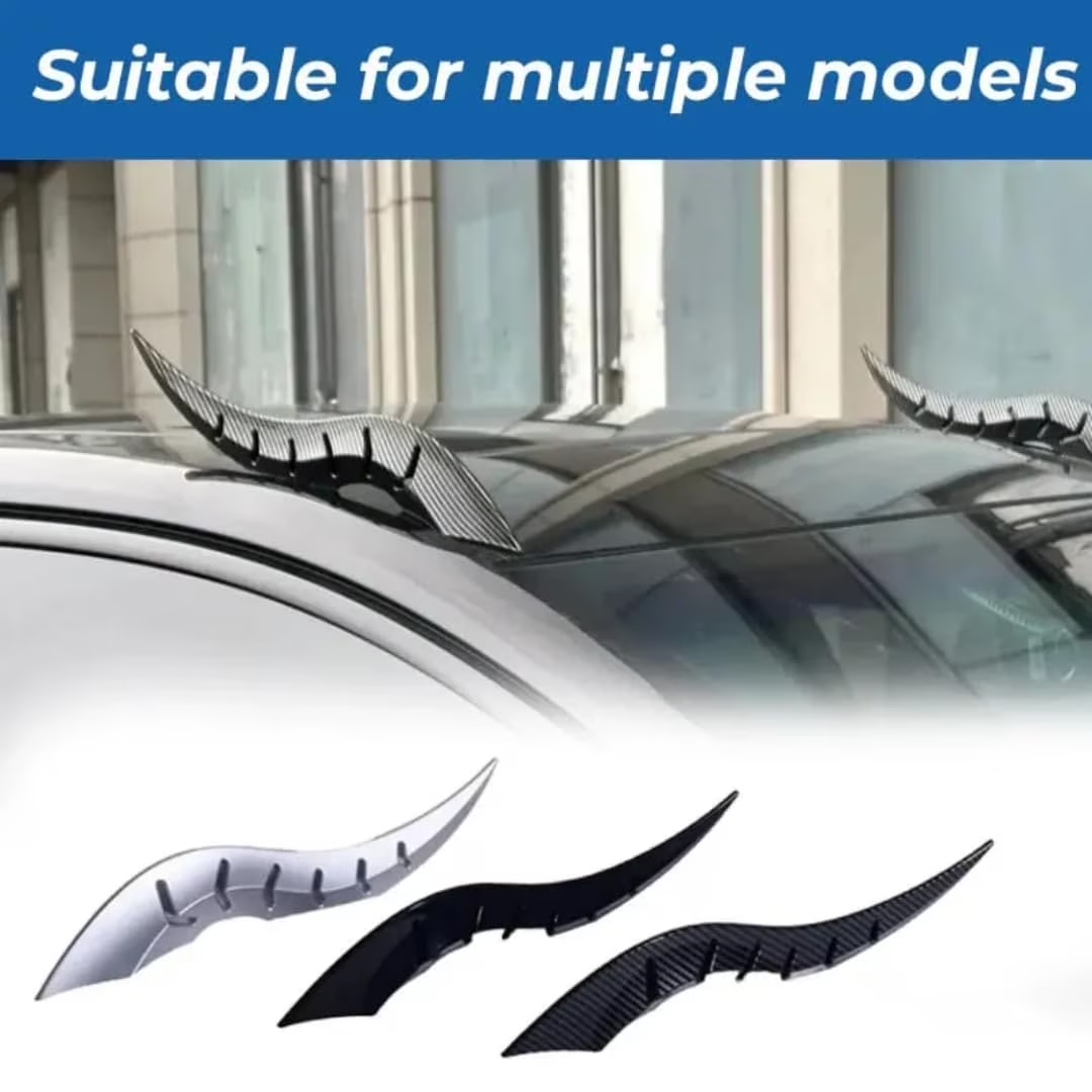 🐉 Car Roof Dragon Horn Modification Decor | 3D Styling Car Exterior Accessories