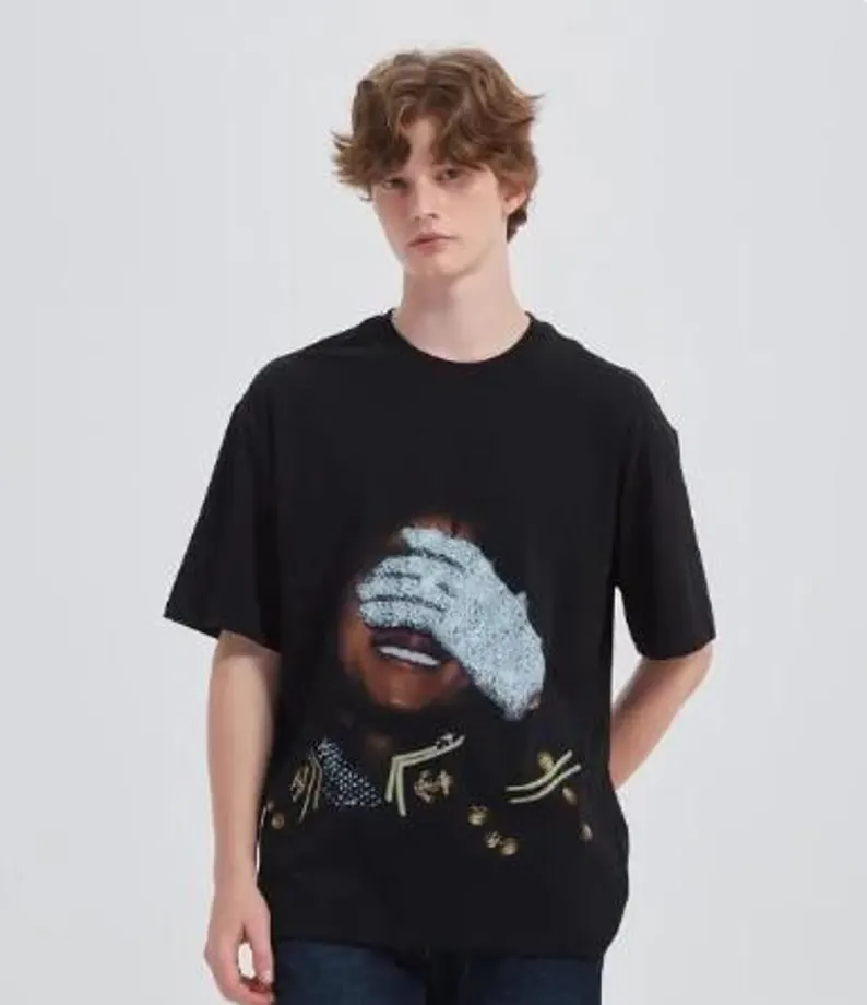 MJ Michael Jackson Graphics 100%cotton Unisex Shirt