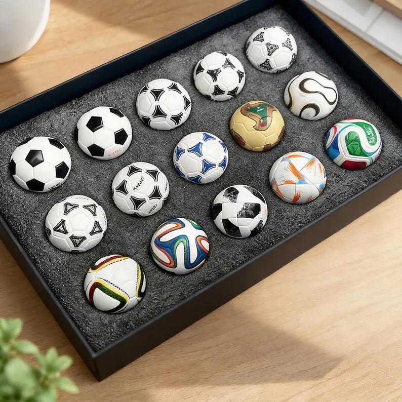 ⚽ 1970–2026 World Cup Official Match Ball Mini Collection