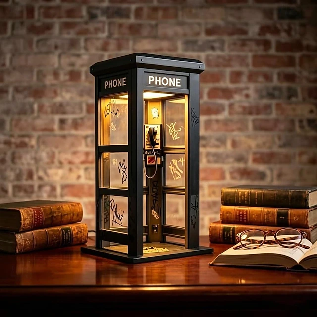 📞Vintage Phone Booth Ambient Lamp