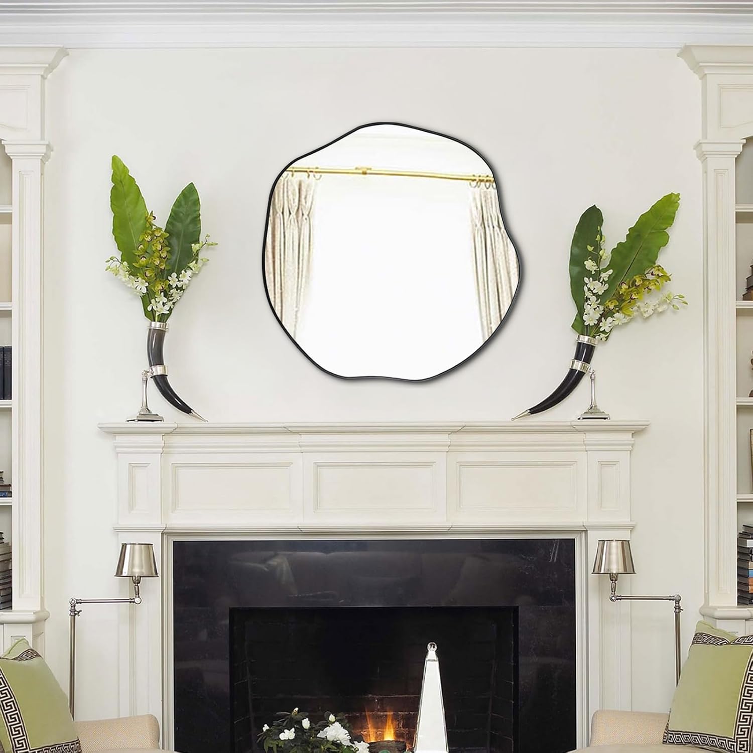 20" Asymmetrical Wall Mirrors