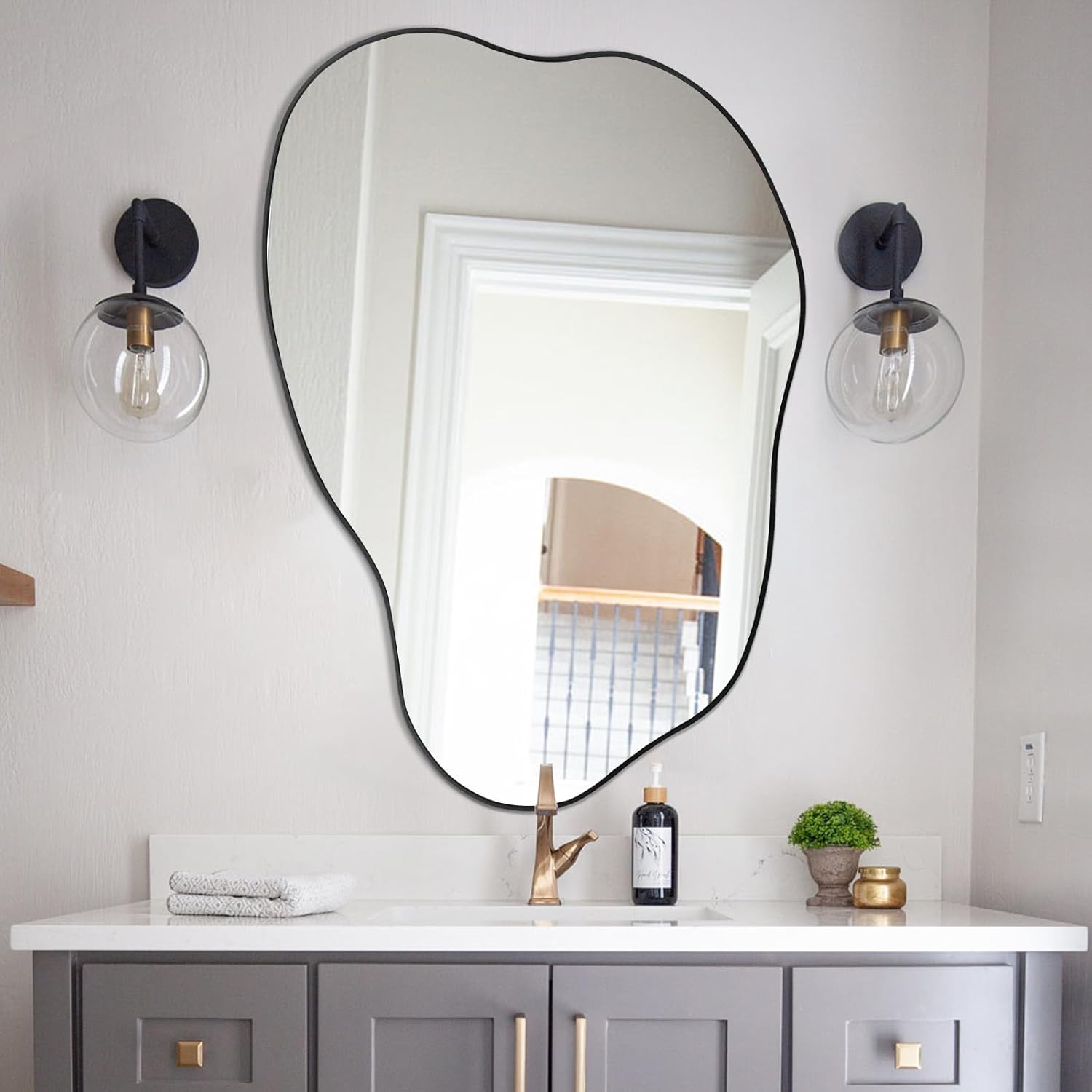  30"x20.5" Cloud Shaped Mirrors