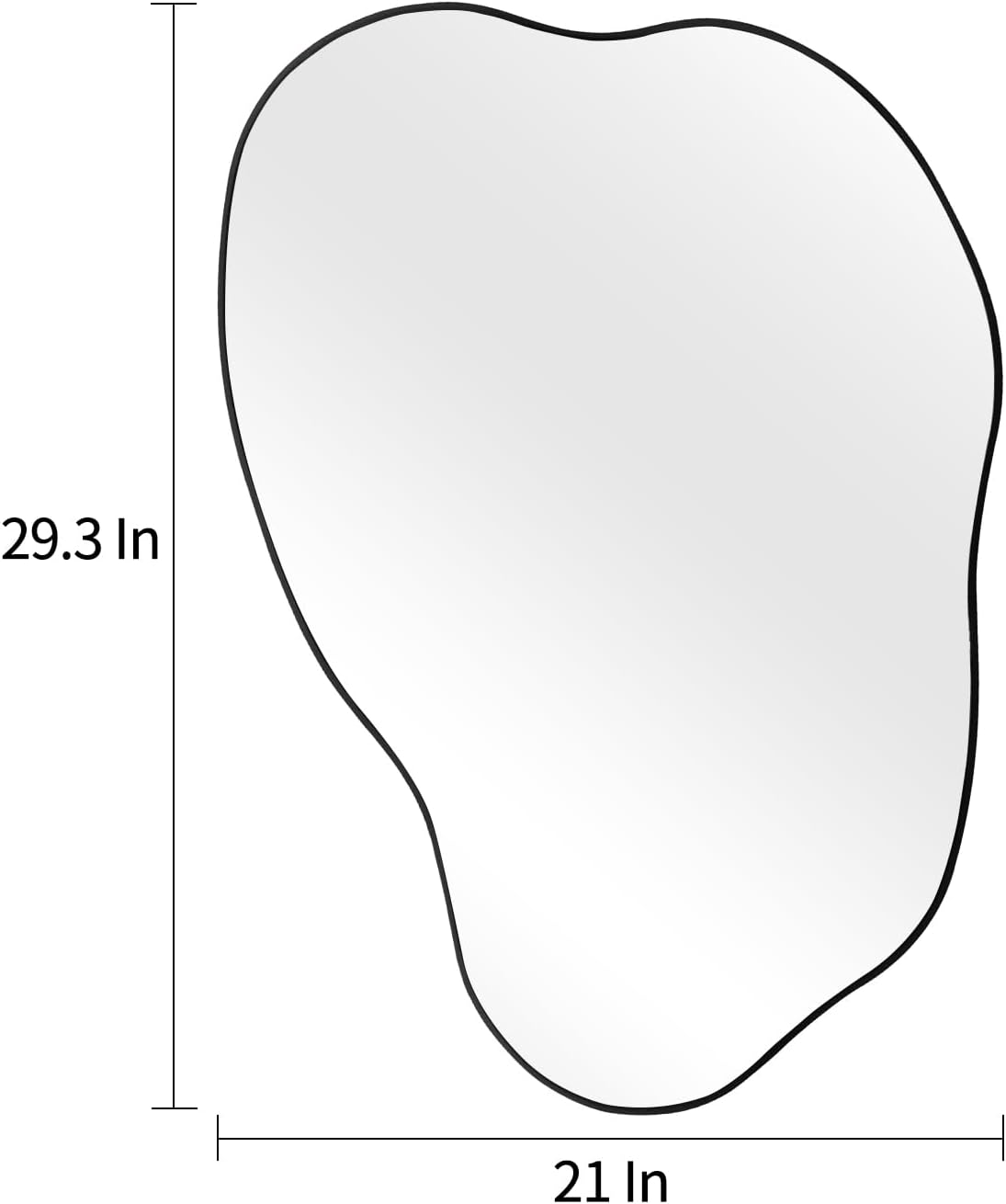  30"x20.5" Cloud Shaped Mirrors