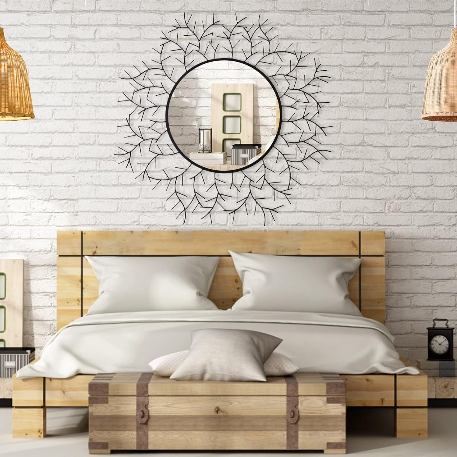 30 Inch Circle Mirrors for Wall Decor