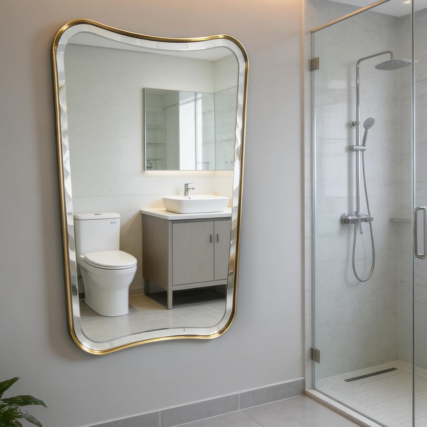30"x48" Irregular Aesthetic Floor Mirrors