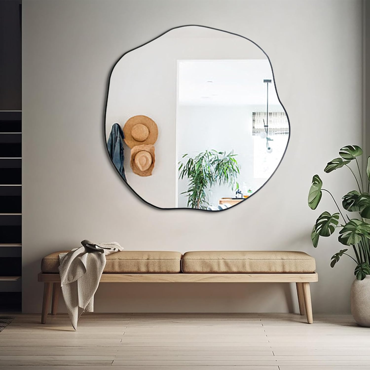 20" Asymmetrical Wall Mirrors