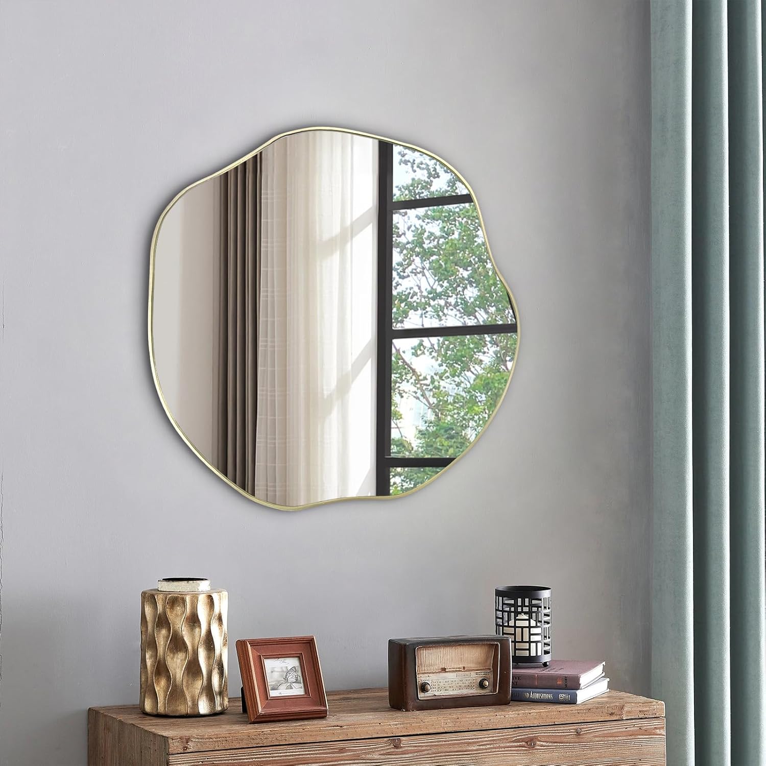 25" Irregular Wall Mirrors