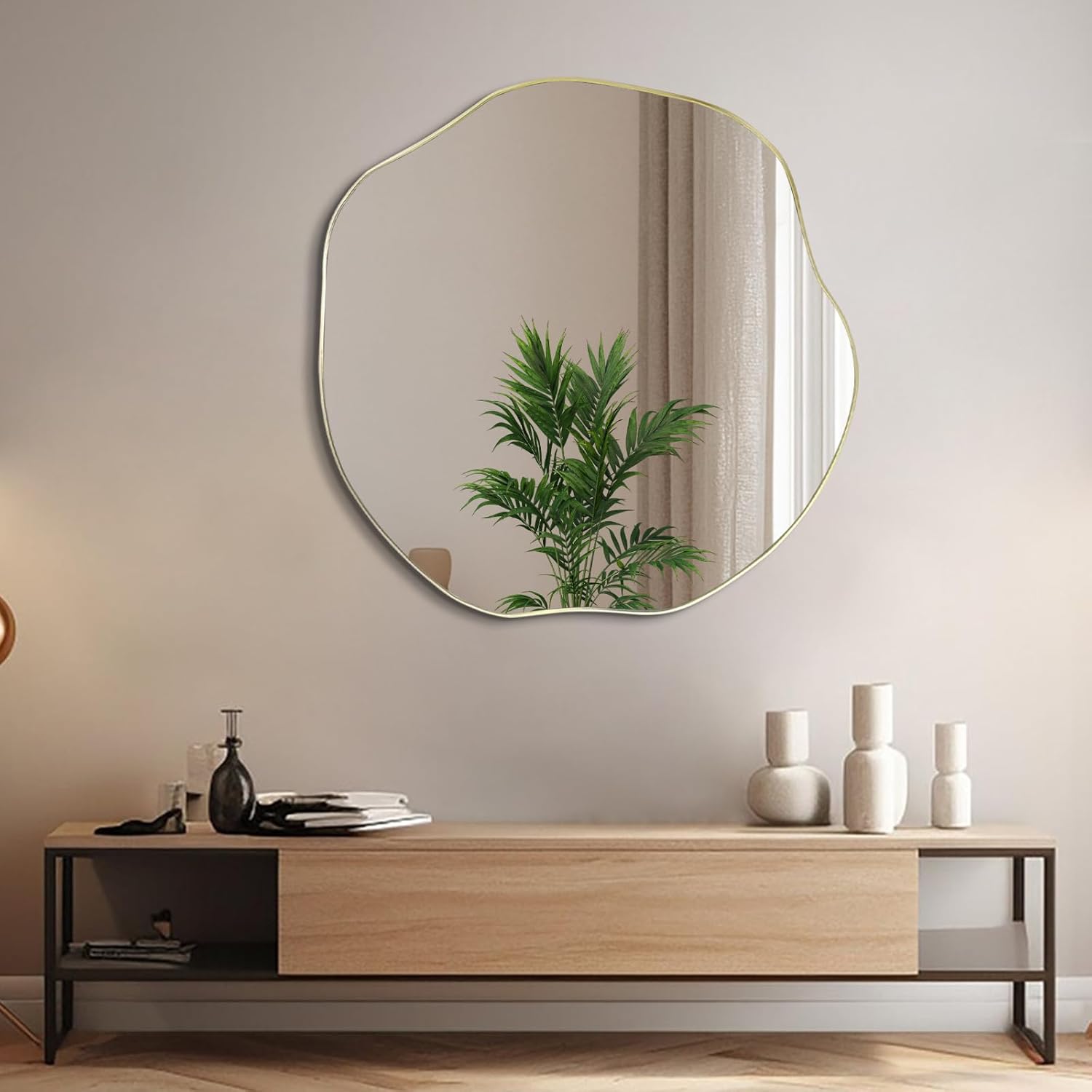 25" Irregular Wall Mirrors