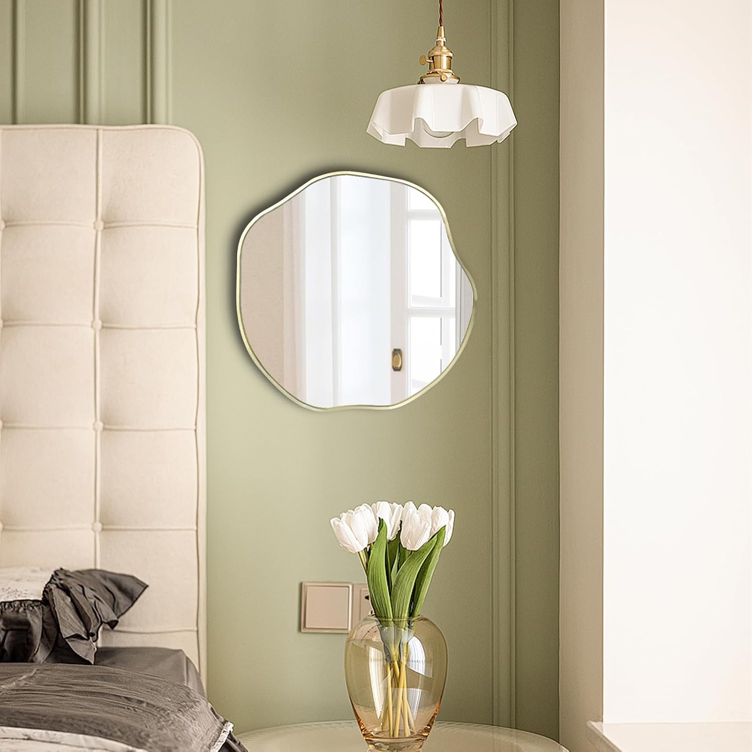 25" Irregular Wall Mirrors