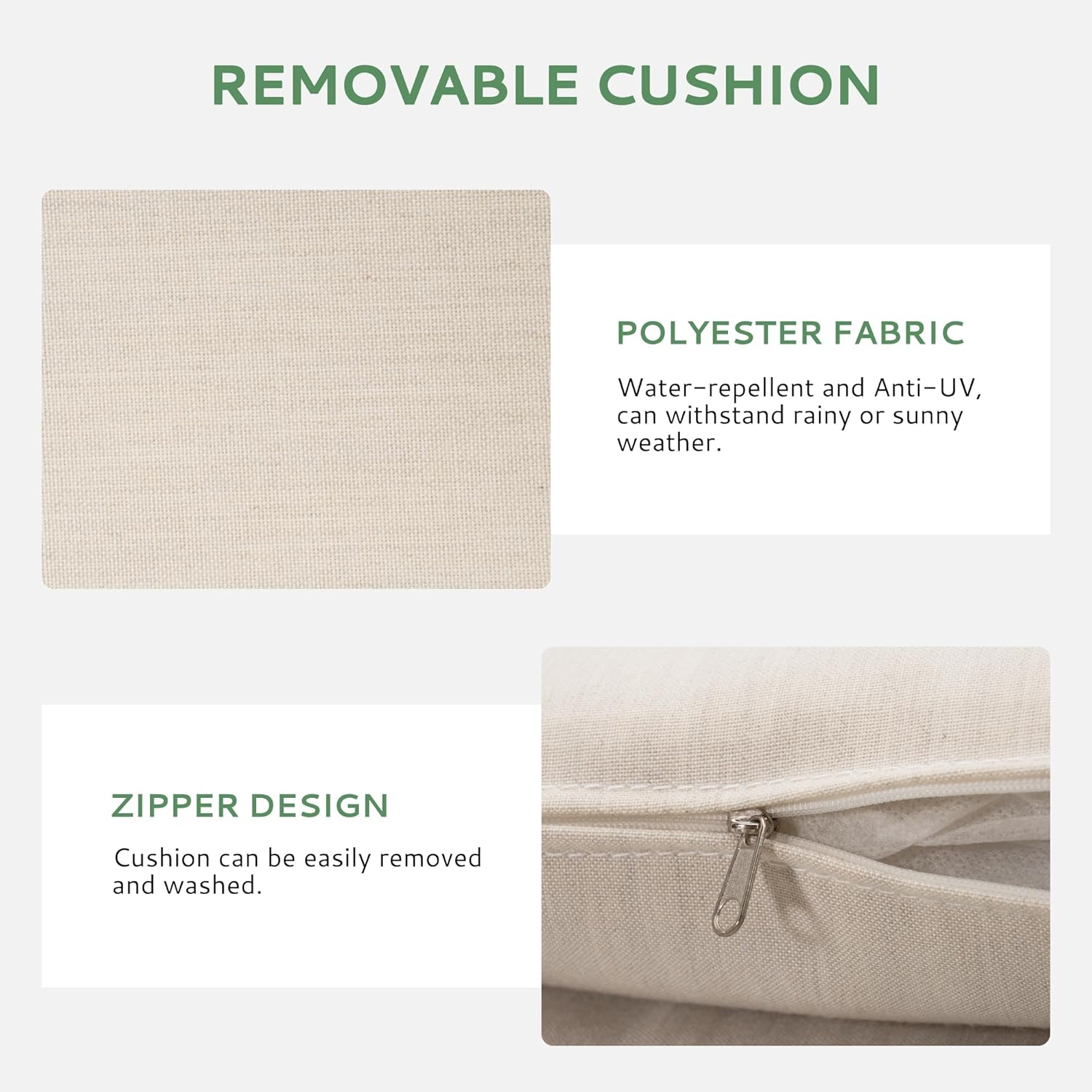 7-Piece Outdoor Patio Dining Set, Aluminum Patio Table and Chairs Set for 6