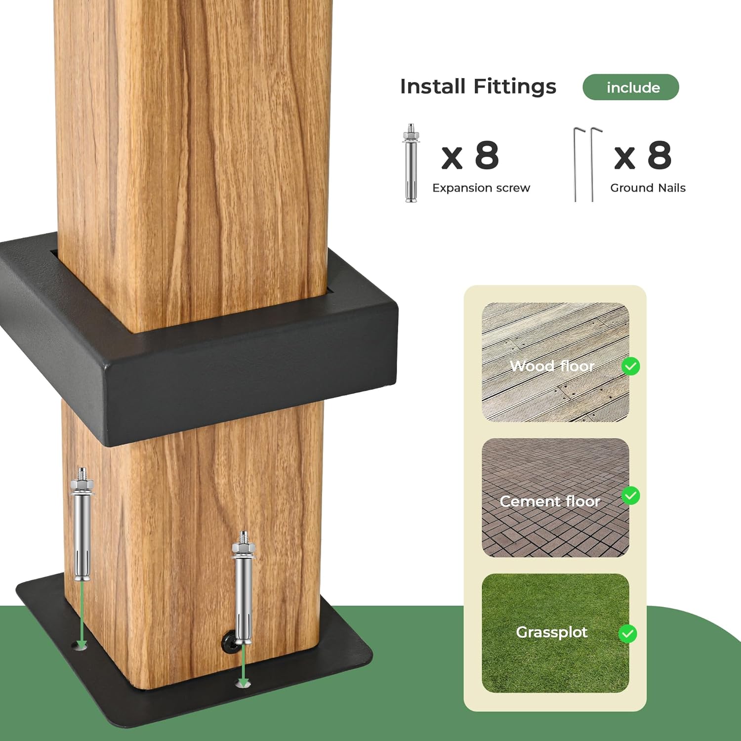 10' X 13' Outdoor Pergola with Retractable Canopy, Wood Grain Metal Patio Pergola Shade