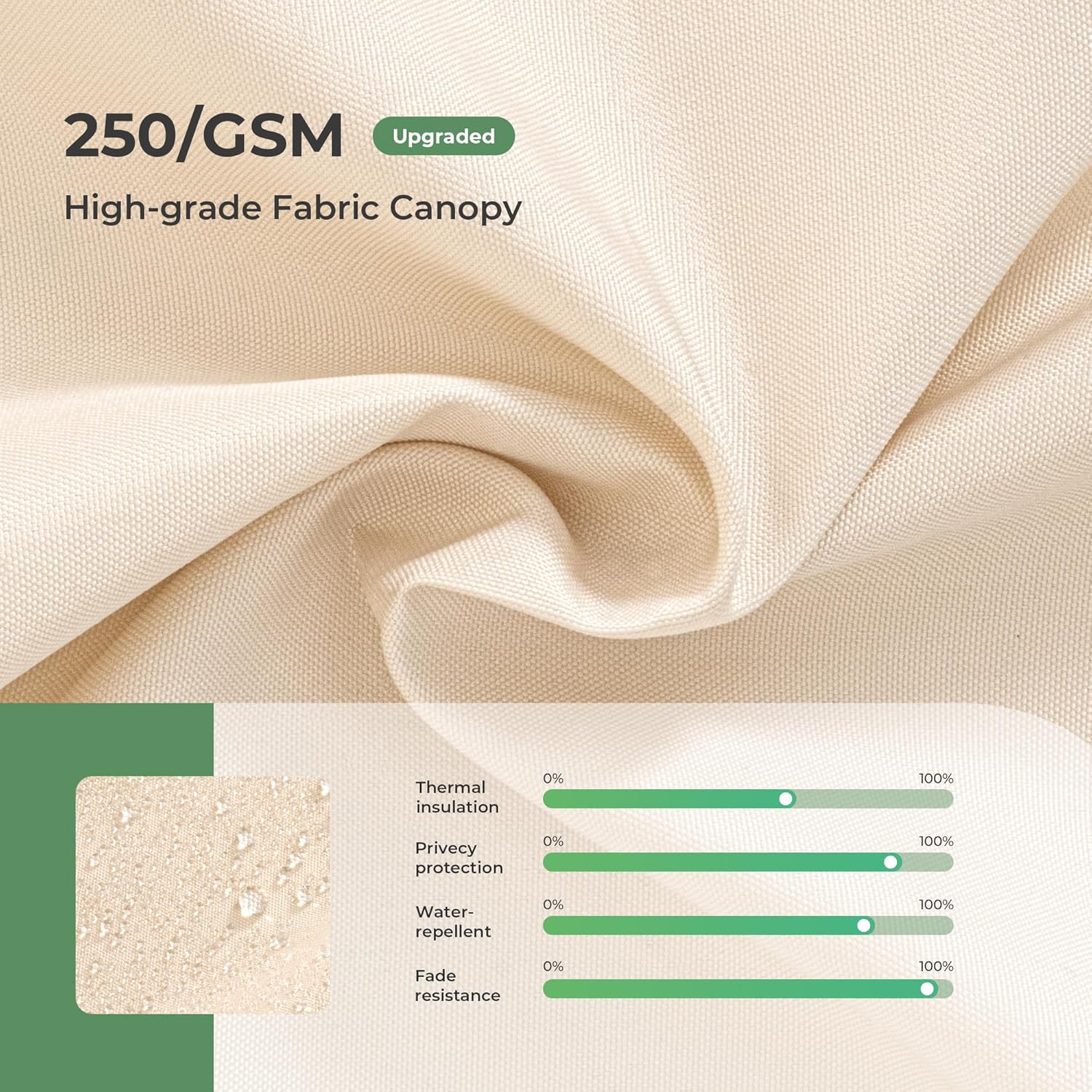 10' X 13' Outdoor Pergola with Retractable Canopy, Wood Grain Metal Patio Pergola Shade