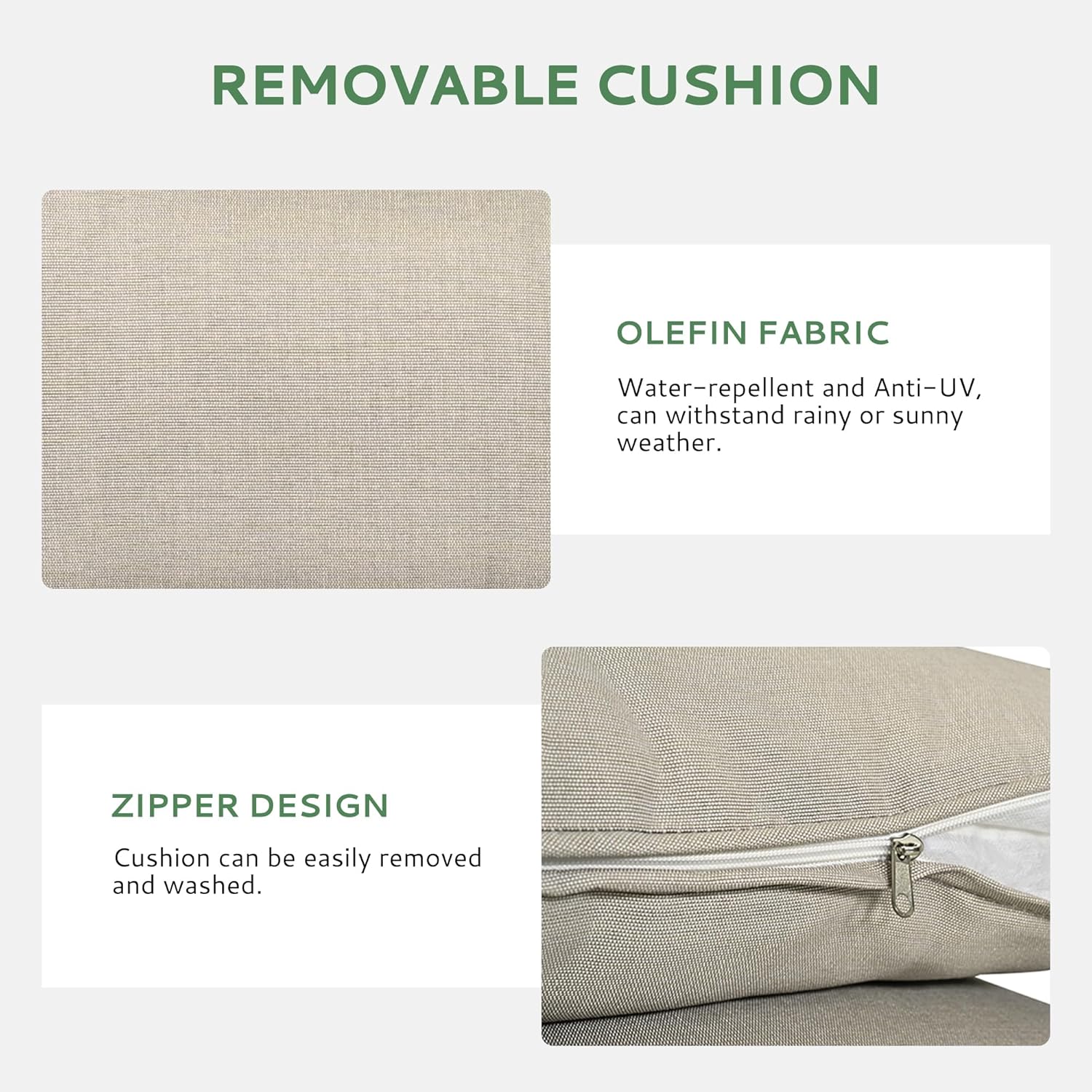 Patio Conversation Sets 4 Pieces - Aluminum Loveseat Outdoor Furniture Sets with Thick Cushion, Coffee Table and Chairs Set of 2