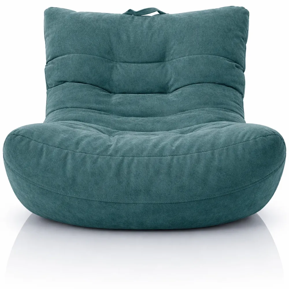 Grand Pouf de Salon Moderne pour Intérieur - Coussin Géant pour Adultes et Adolescents, Décoration de Chambre XXL, Vert