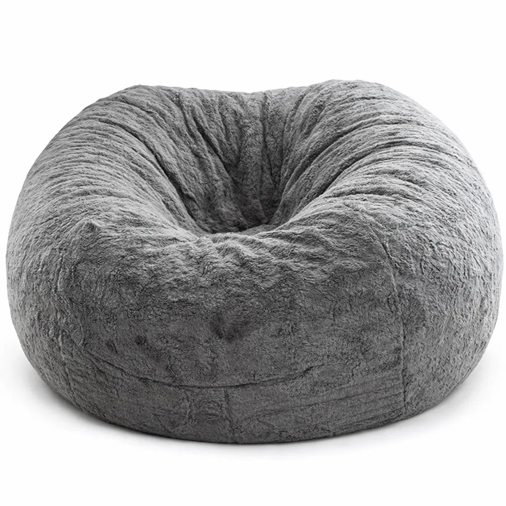 Housse de Pouf Géant Lavable pour Salon