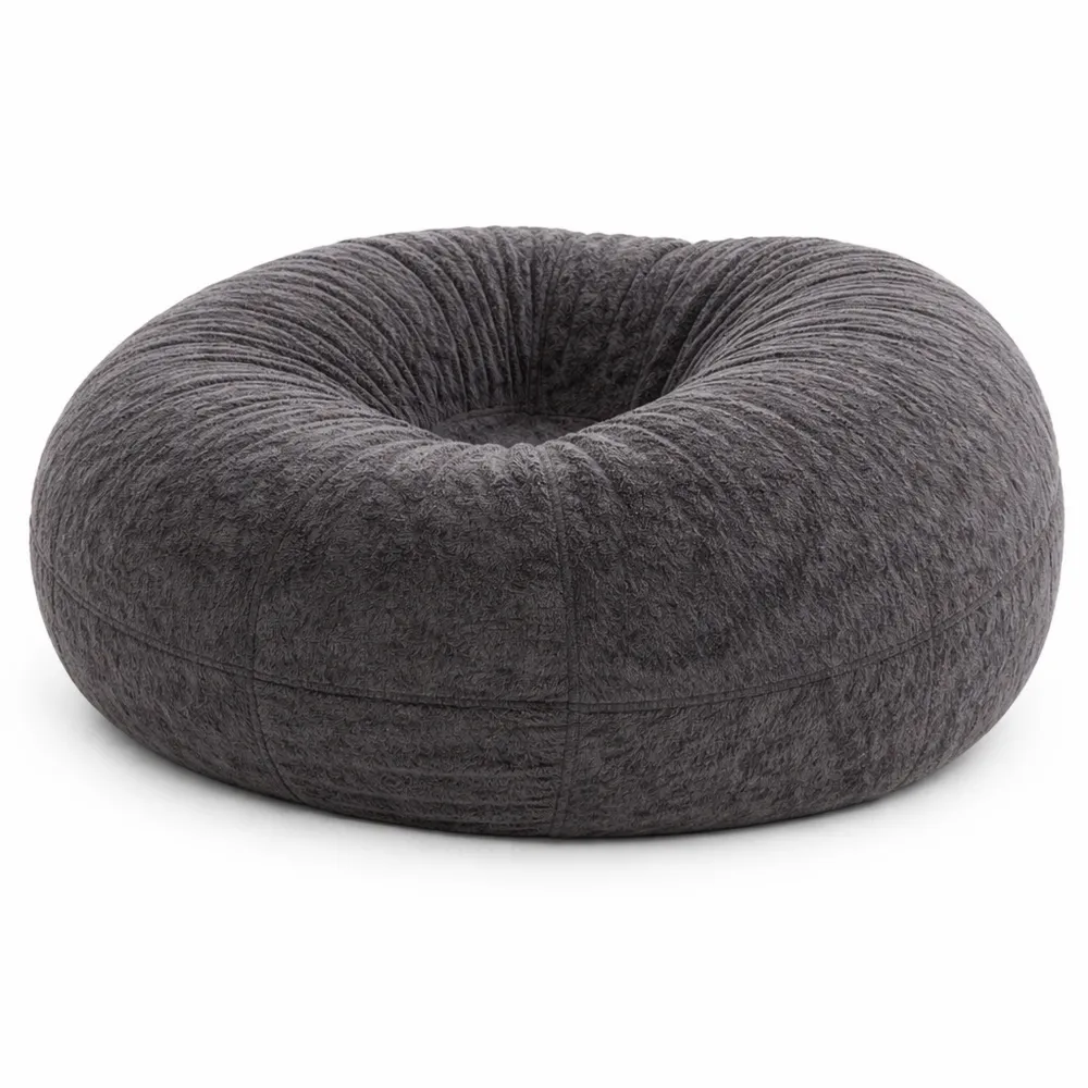 Housse de Pouf Lavable Immense en Tissu