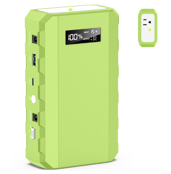  65W Portable Laptop Battery Bank Fast Charging, 88.8Wh 24000mah Power Station for Outdoor Camping PowerBank Travel Home