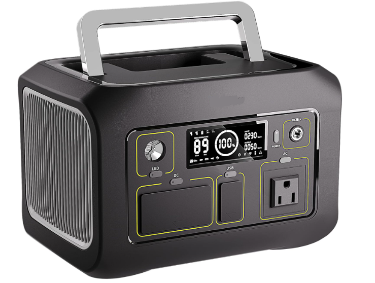 Portable Power Station 300W(Peak 500W),288Wh (90,000mAh) Solar Generator with 110V Pure Sine Wave AC Outlet,lifepo4 Battery Portable Power Bank for Outdoor Camping