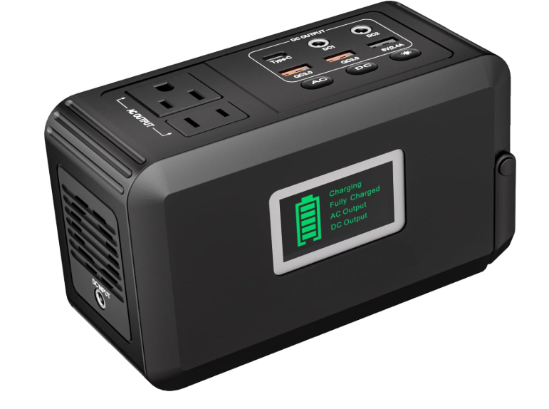 Portable Power Station120W(240W Peak), 24000mAh Camping Solar Generator