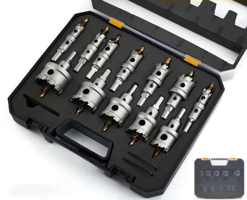New Listing-Hole Saw Cutter Drill-Bit Set 13pcs Set 