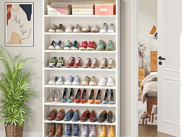 Freestanding Shoe Cabinet, 9-Tier 40-45 Pairs Shoe Storage Rack