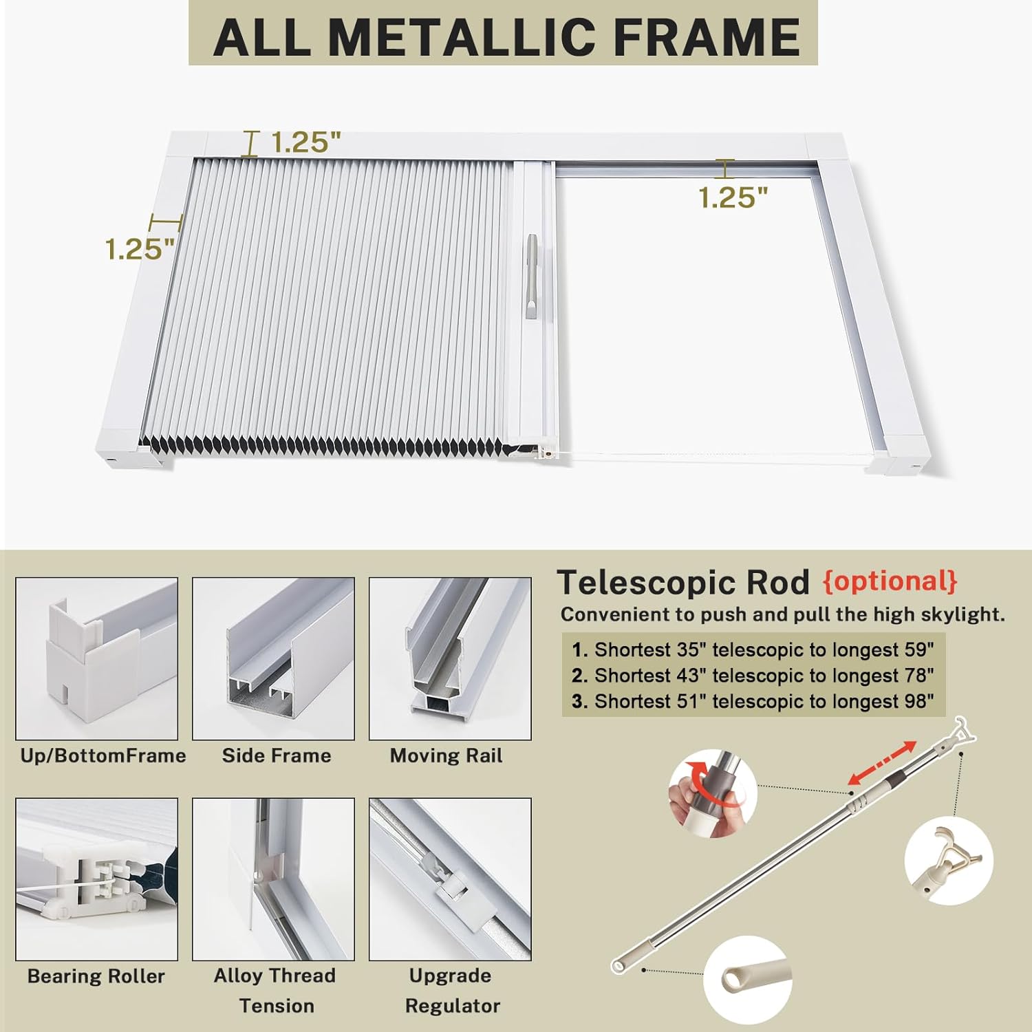 Cordless Cellular Shades Thermal Insulation Honeycomb Blinds